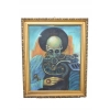 Beksiński - Pastel na Kartonie - STEAMPUNK Stary Obraz - Abstrakcja