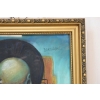 Beksiński - Pastel na Kartonie - STEAMPUNK Stary Obraz - Abstrakcja
