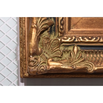 Dwa Kotki - Kot Scena Rodzajowa - Obraz Olejny - Piękna Rama