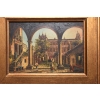 Włoska Architektura - Wenecja - Obraz Olejny - Piękna Rama