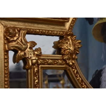 Złote Lustro - 210 x 107 cm + Obraz Arystokratka