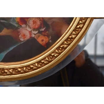 Złote Lustro - 210 x 107 cm + Obraz Arystokratka