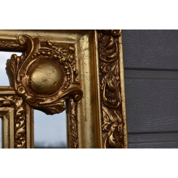 Złote Lustro - 210 x 107 cm + Obraz Arystokratka