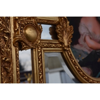 Złote Lustro - 210 x 107 cm + Obraz Arystokratka