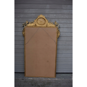 Złote Lustro - 210 x 107 cm + Obraz Arystokratka