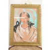 Ignacy Witkiewicz Witkacy 1930 - Pastel - Stary Obraz Portret Dziewczyny