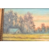 AS PROCAJŁOWICZ - Pejzaż Polski - Dom nad Rzeką w Lesie Stary Obraz Olejny