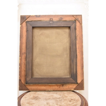 JÓZEF RAPACKI - Pejzaż Polski - SARENKI - Stary Obraz Olejny