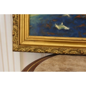 ZOFIA ALBINOWSKA - KWIATY - Stary Obraz Olejny