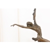 Tancerka z Gołębiami Akt - Figura Rzeźba z Brązu w Stylu Aldo Vitaleh