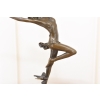 Tancerka z Gołębiami Akt - Figura Rzeźba z Brązu w Stylu Aldo Vitaleh