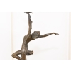 Tancerka z Gołębiami Akt - Figura Rzeźba z Brązu w Stylu Aldo Vitaleh