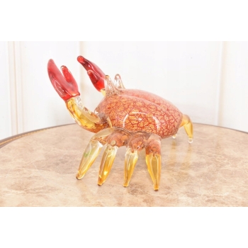 Szkło Murano - Style Glass - Rak Krab Homar - Figura