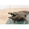 Groźny Krokodyl Aligator - Figura z Brązu - w Stylu MILO