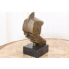 Głowa Minervy Minerva MAscot - Figura z Brązu - Sygnowana