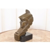 Głowa Minervy Minerva MAscot - Figura z Brązu - Sygnowana