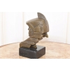 Głowa Minervy Minerva MAscot - Figura z Brązu - Sygnowana