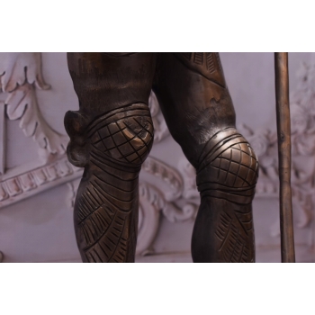 Dwie Figury z Brązu Strażnicy przed Dom - Rzymski Wojownik Dwa Posągi 140cm