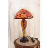 Lampa Stołowa - Gabinetowa Biurowa - Szkło Emile Galle - Lampka - Sygn