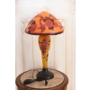 Lampa Stołowa - Gabinetowa Biurowa - Szkło Emile Galle - Lampka - Sygn