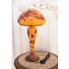 Lampa Stołowa - Gabinetowa Biurowa - Szkło Emile Galle - Lampka - Sygn