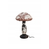 Lampa Stołowa - Gabinetowa Biurowa - Szkło Emile Galle - Lampka - Sygn