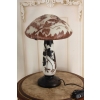 Lampa Stołowa - Gabinetowa Biurowa - Szkło Emile Galle - Lampka - Sygn