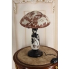 Lampa Stołowa - Gabinetowa Biurowa - Szkło Emile Galle - Lampka - Sygn