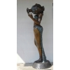 Kobieta z Dzbanem Fontanna z Brązu - Figura Patynowana - Akt 170cm
