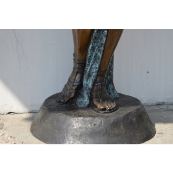 Kobieta z Dzbanem Fontanna z Brązu - Figura Patynowana - Akt 170cm