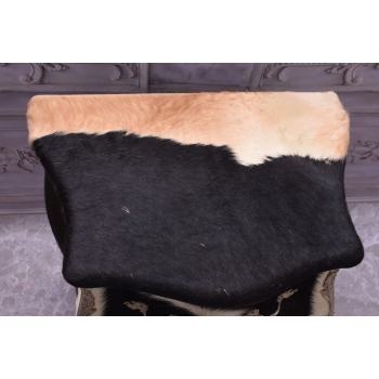 Łaciata Komoda - Biało Czarna - Szafka Stolik