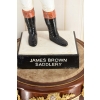 Żeliwna Figura JAMES BROWN SADDLERY - na Podstawie Słupek do Zaczepu Konia