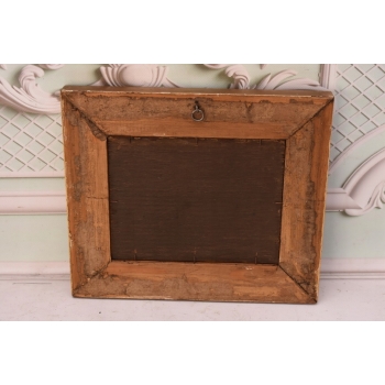 F. Ruszczyc - Pejzaż Polskiej Wsi - Las - Stary Obraz na Drewnie