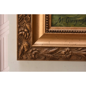 M. Gierymski - Pejzaż Polskiej Wsi - ŻNIWIARKA - Polski Obraz Olejny