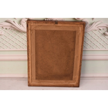 Nikifor Krynicki - Pejzaż - KRYNICA ZDRÓJ - Stary Obraz - Akwarela Ołówek