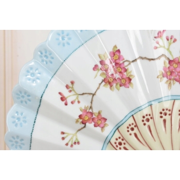 Porcelanowy Wazon - Secesja - Wachlarz - Unikat