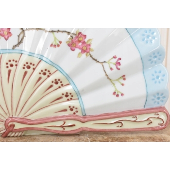 Porcelanowy Wazon - Secesja - Wachlarz - Unikat