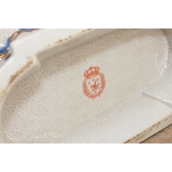 Patera Owocnik - Porcelana Malowana Sygnowana - Kwiaty