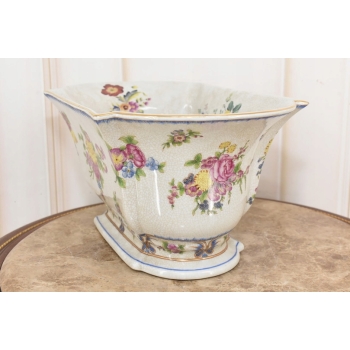 Patera Owocnik - Porcelana Malowana Sygnowana - Kwiaty