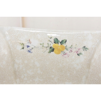 Patera Owocnik - Porcelana Malowana Sygnowana - Kwiaty