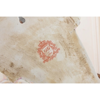 Dwie Porcelanowe Donice Wazony Konsole na Ścianę - Konsola Porcelana