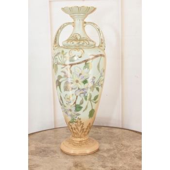 Porcelanowy Wazon - Kwiatki - Porcelana KLEJONY!