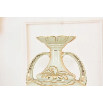 Porcelanowy Wazon - Kwiatki - Porcelana KLEJONY!