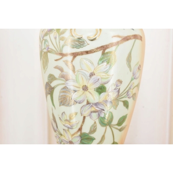 Porcelanowy Wazon - Kwiatki - Porcelana KLEJONY!