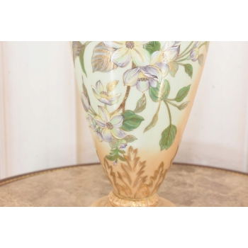 Porcelanowy Wazon - Kwiatki - Porcelana KLEJONY!