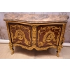 Królewska Drewniana Komoda - Barok - Okuta Brązem - Marmurowy Blat SZAFA