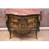 Królewska Komoda Szafa Boulle - Liczne Zdobienia Drewno + Brąz - UNIKAT