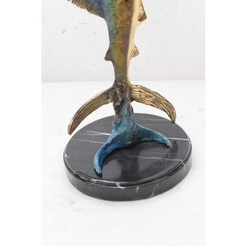 Ryba Marlin Żaglica Włócznik - Figura z Brązu - Prezent dla Rybaka