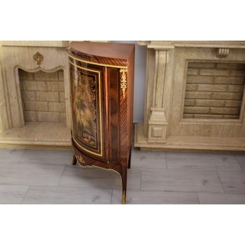 Królewska Komoda Szafa Narożna - Malunki Drewno