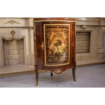 Królewska Komoda Szafa Narożna - Malunki Drewno